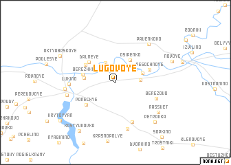 map of Lugovoye