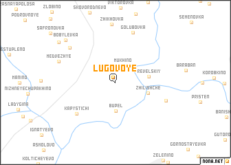 map of Lugovoye
