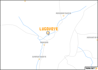 map of Lugovoye