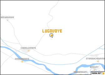 map of Lugovoye