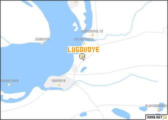 map of Lugovoye