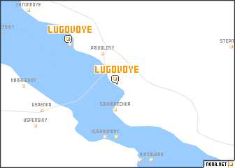 map of Lugovoye