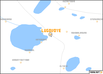 map of Lugovoye