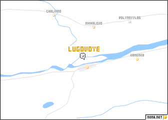 map of Lugovoye