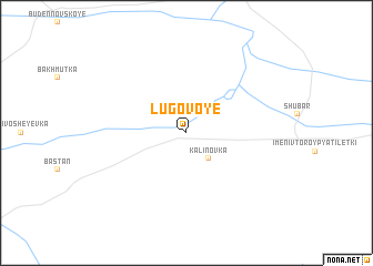 map of Lugovoye