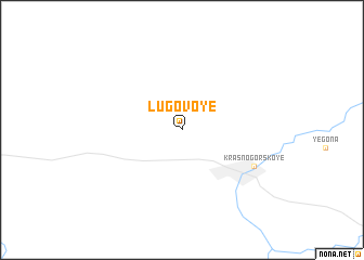 map of Lugovoye