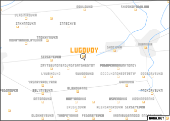 map of Lugovoy