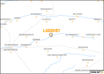 map of Lugovoy