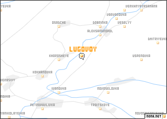 map of Lugovoy