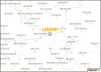 map of Lugovoy
