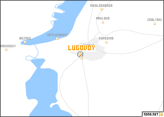 map of Lugovoy