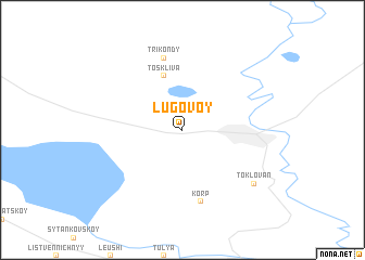 map of Lugovoy