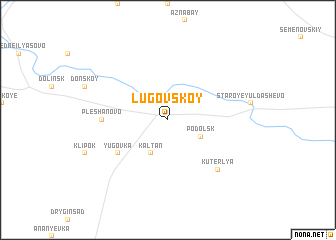 map of Lugovskoy