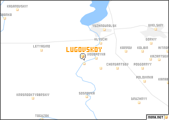 map of Lugovskoy