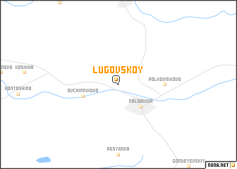 map of Lugovskoy