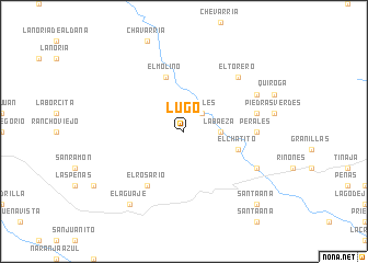 map of Lugo