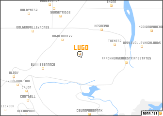 map of Lugo