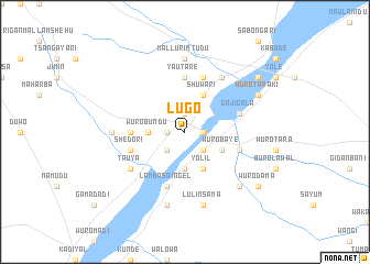 map of Lugo