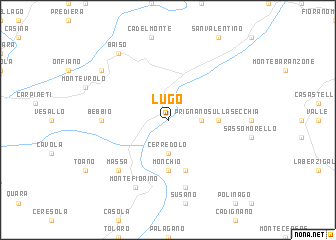 map of Lugo