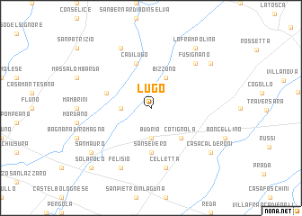 map of Lugo