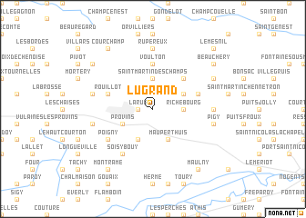 map of Lugrand