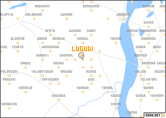 map of Lugudi