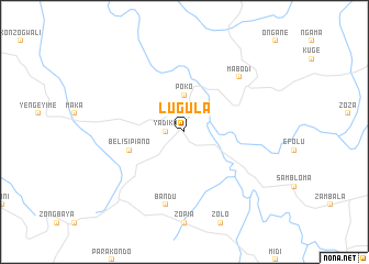 map of Lugula