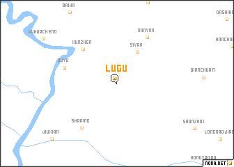 map of Lugu