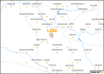 map of Lugu