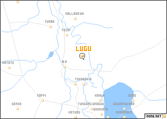 map of Lugu