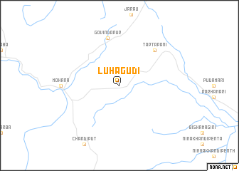 map of Luhāgudi