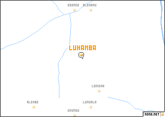 map of Luhamba