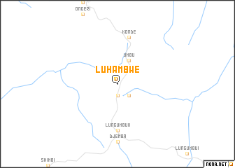 map of Luhambwe