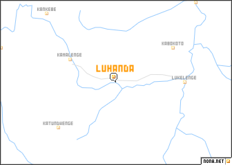 map of Luhanda