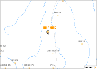 map of Luhemba