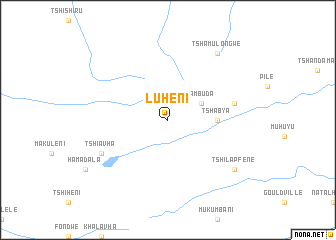 map of Luheni