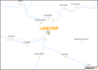 map of Lühezhen