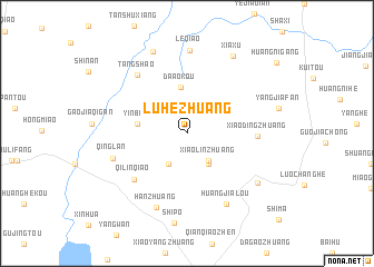 map of Luhezhuang