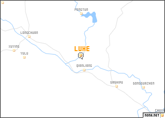 map of Lühe