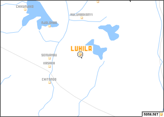 map of Luhila