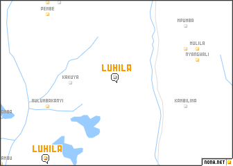 map of Luhila