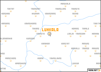 map of Luhkala