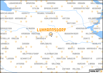 map of Lühmannsdorf