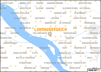 map of Lühnhüserdeich