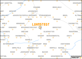map of Luhnstedt