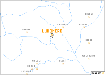 map of Luhomero