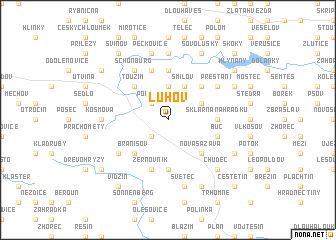 map of Luhov