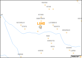 map of Luho