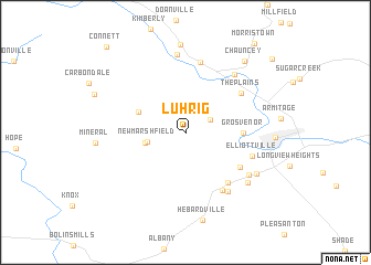 map of Luhrig