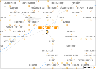 map of Lührsbockel